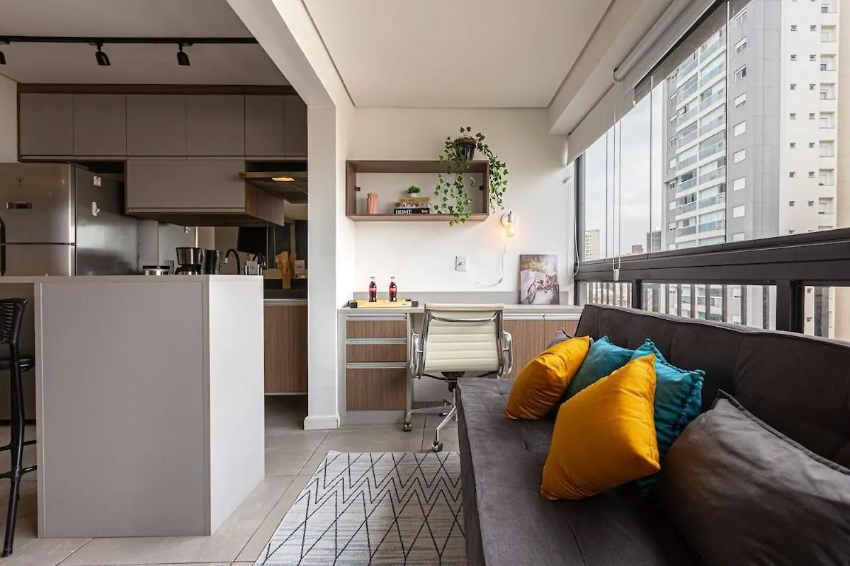 Easy Star - Lindo Studio Aconchegante Lado Do Aero Congonhas - Ku02H Apartment Sao Paulo