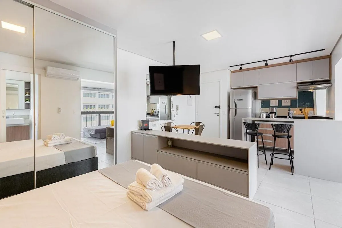 Apartmán Easy Star - Lindo Studio Aconchegante Lado Do Aero Congonhas - Ku02H São Paulo
