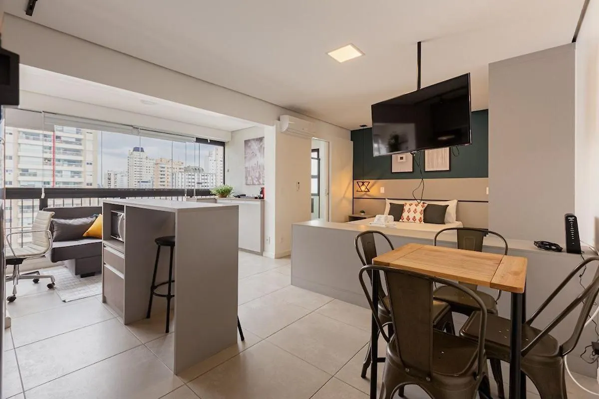 Apartmán Easy Star - Lindo Studio Aconchegante Lado Do Aero Congonhas - Ku02H São Paulo