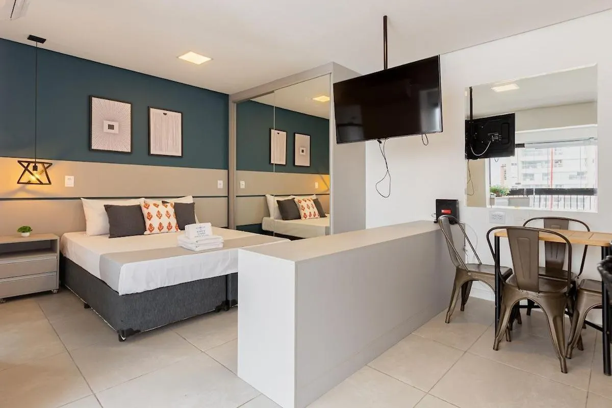 Apartmán Easy Star - Lindo Studio Aconchegante Lado Do Aero Congonhas - Ku02H São Paulo 0*,